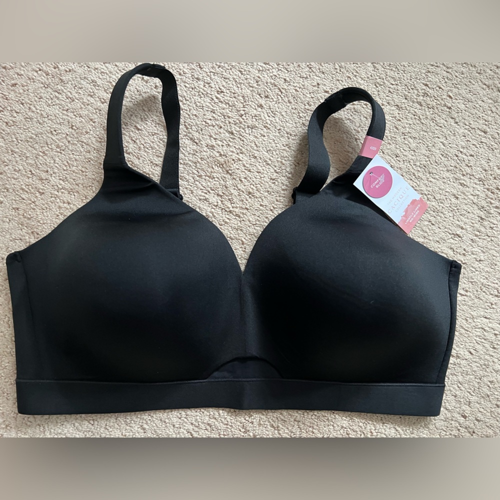 Black Wireless Bra